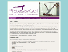 Tablet Screenshot of pilatesbygail.com